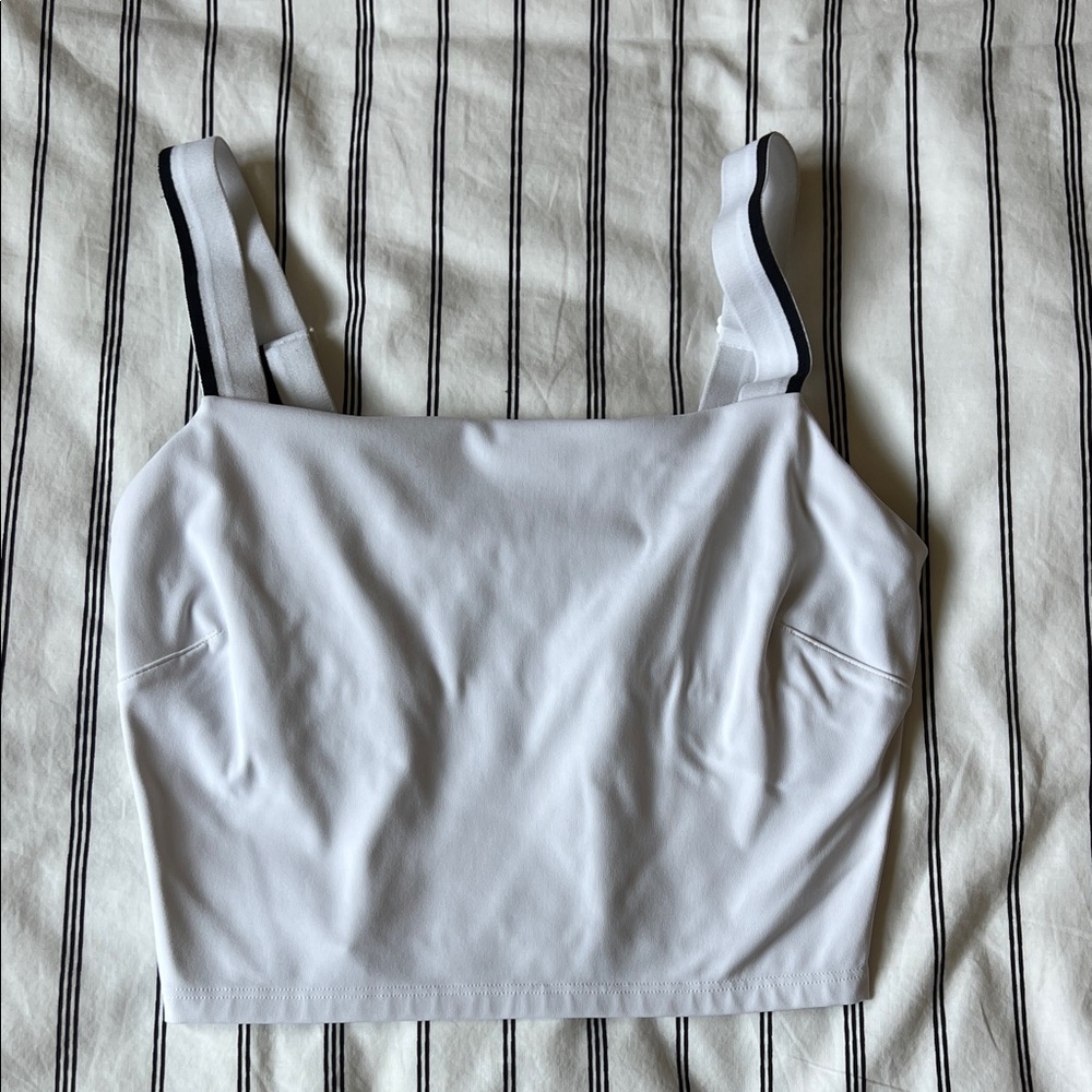 Lululemon Square-Neck Cropped Tennis Tank Top